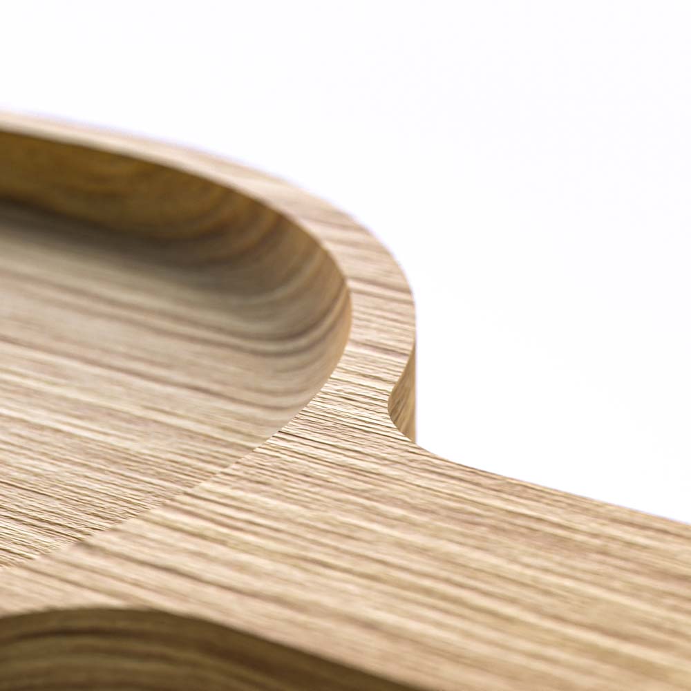 Nachhaltiges Material Holz: gerenderte Detailaufnahme