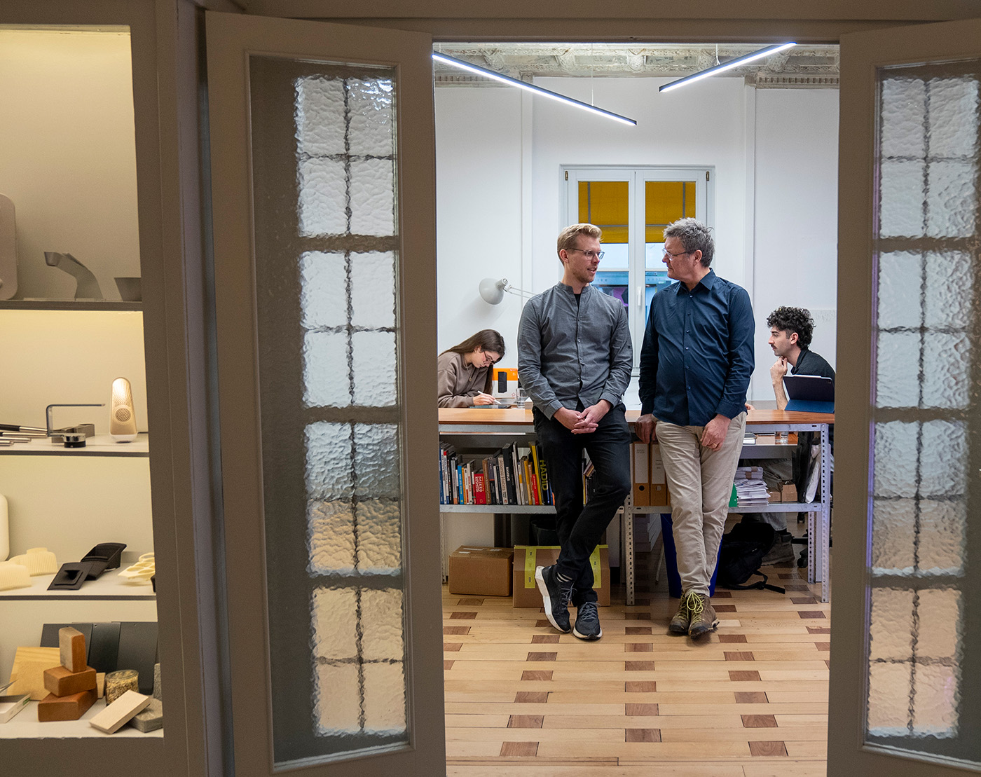 Olaf Barski und Paul van Laar mit Team für gute Gestaltung